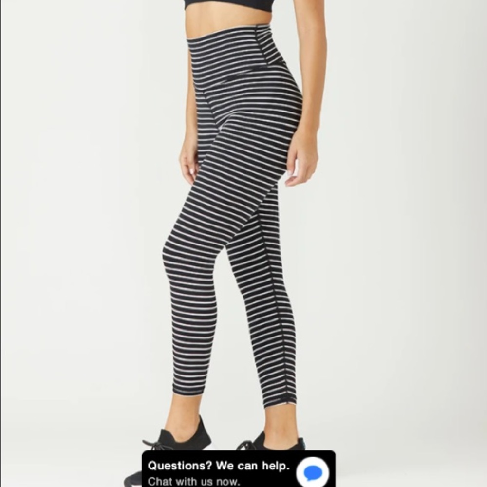 glyder FARTHER 7/8: BLACK / WHITE STRIPE